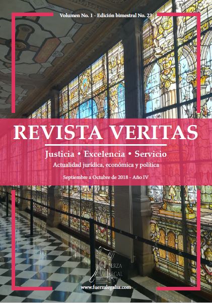 Revista Veritas No. 23. Septiembre a Octubre 2018