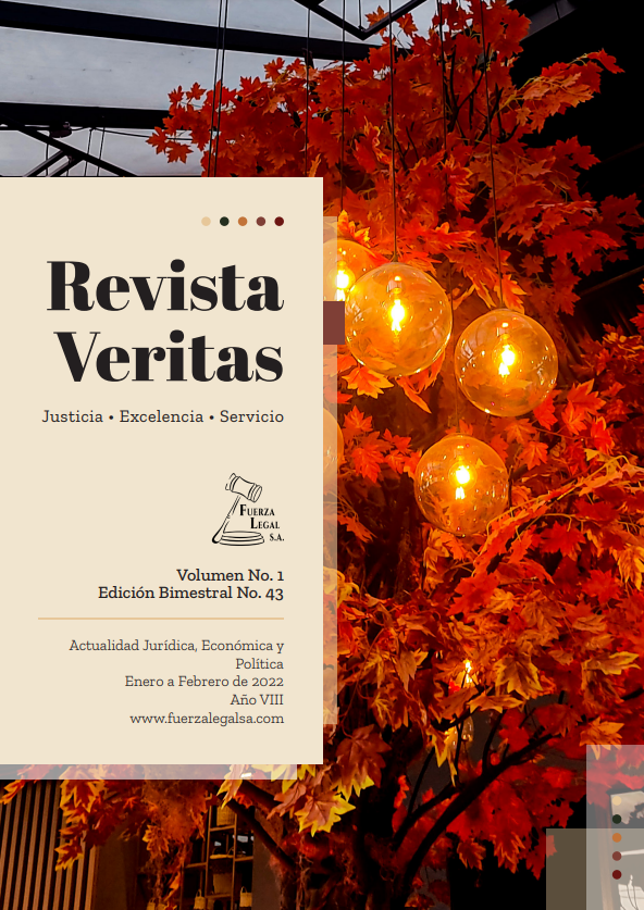 Revista Veritas Edición bimestral No. 43. Enero a Febrero 2022 - Fuerza Legal S. A.